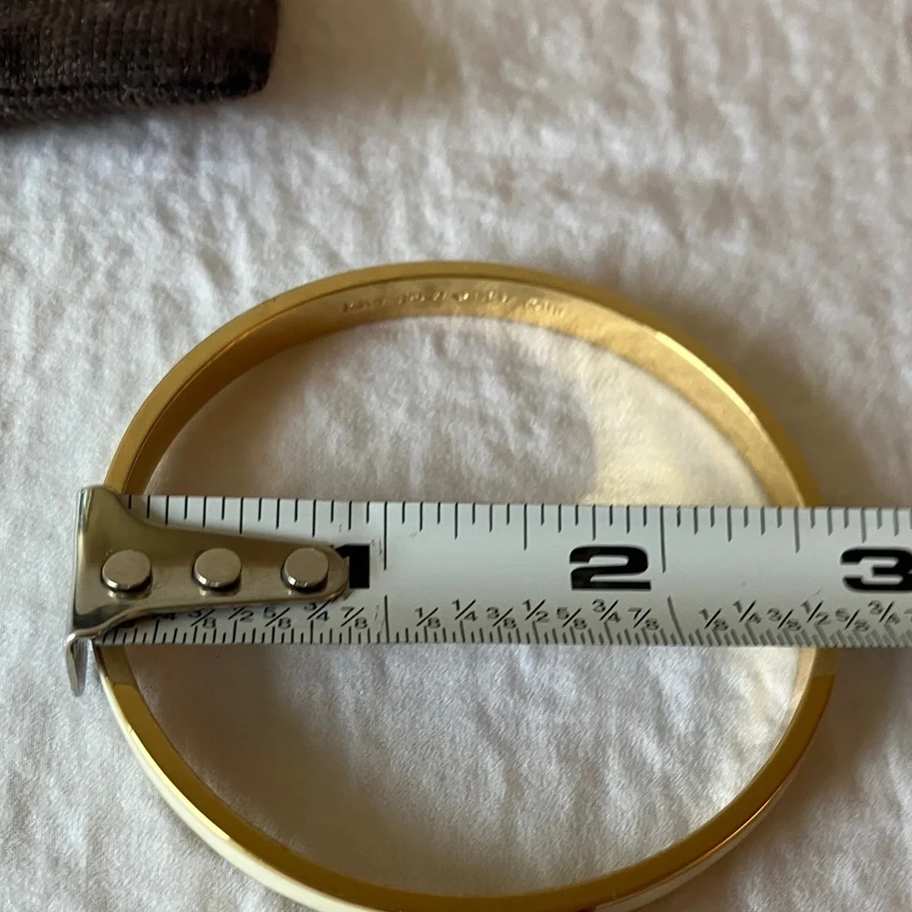 kate spade: Cream “Take a Bow” Bracelet- Gold Tone - Picture 12 of 14